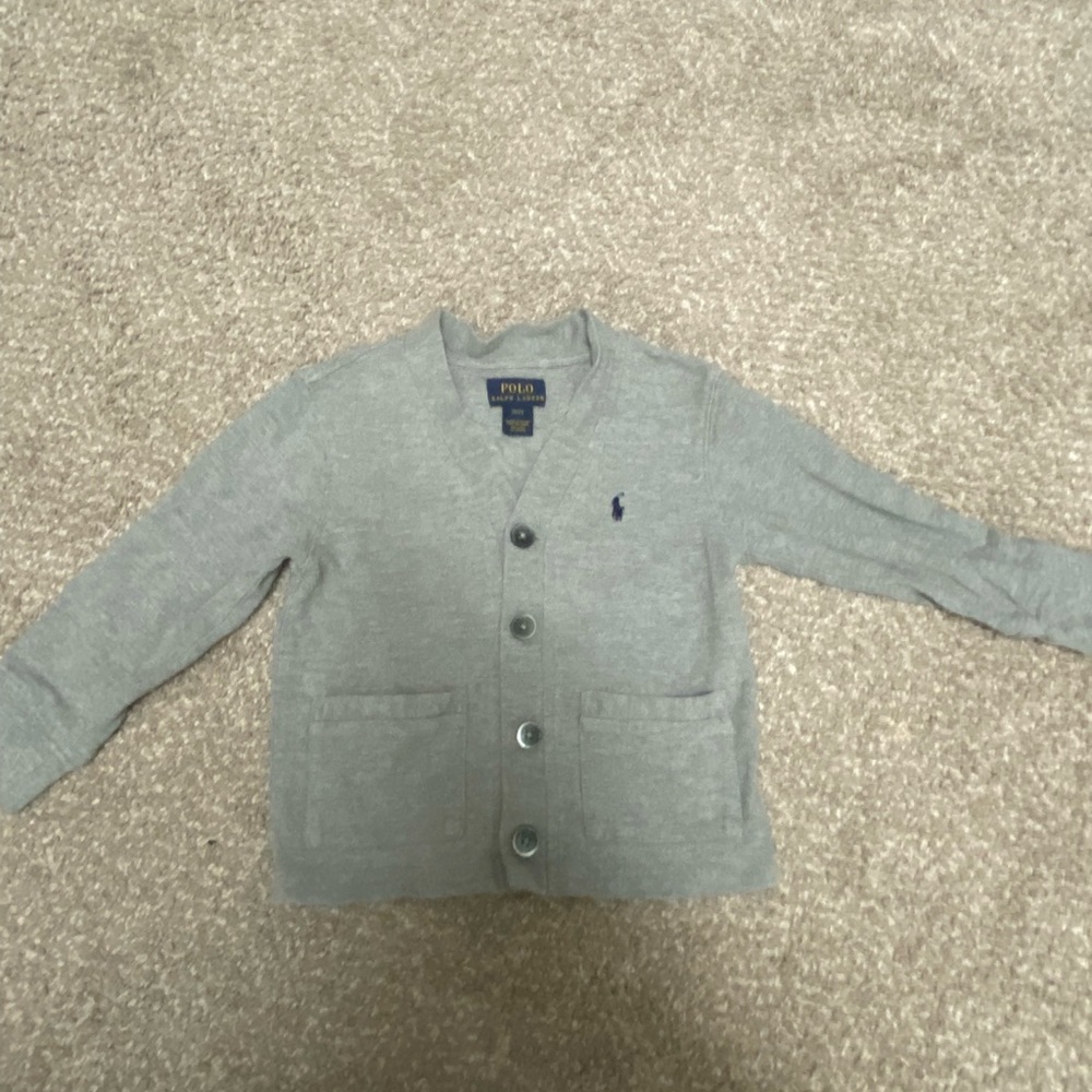 Boys 2T polo cardigan